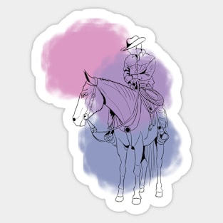 saddle up Variant Sticker